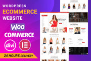 I will build wordpress woocommerce website with divi and elementor (1 page)